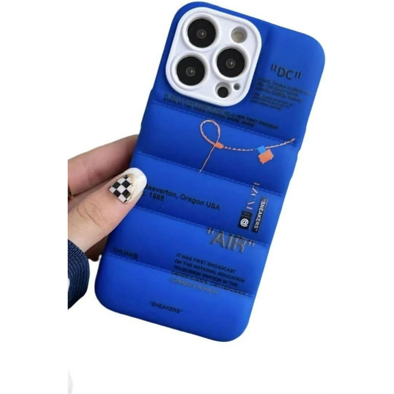 Puffer Case with Sports Shoes Brand Design for iPhone 14 Pro
