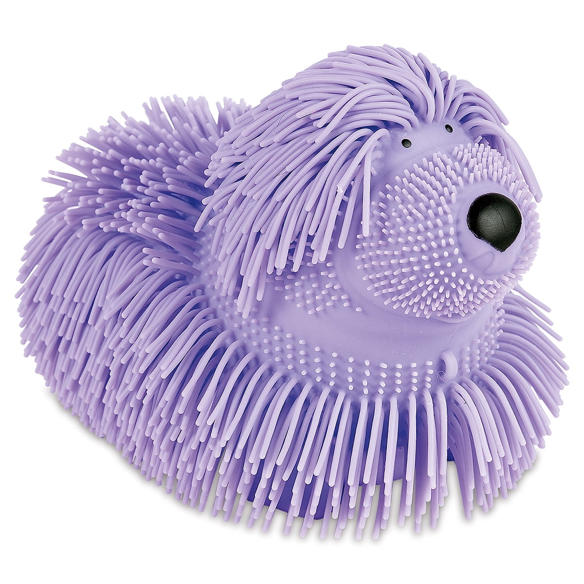 Lillian Vernon Puffer Dog, Purple Squishable Toy, Ages 3+