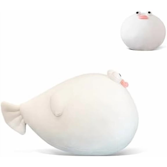 Puffer Fish Plush Pillow - 24.5 inch Puffer Fish Stuffed Animal Plush - Birthday for Girls Boys Adults