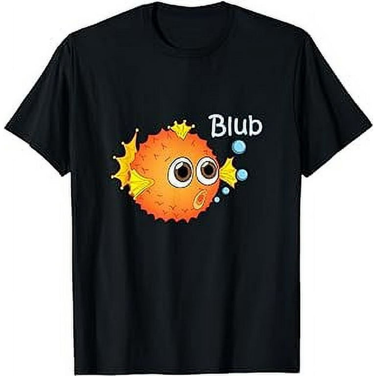 Puffer Fish T-Shirt Funny Trendy Balloonfish Tee For Kids Puffer Fish T-Shirt Funny Trendy Balloonfish Tee For Kids