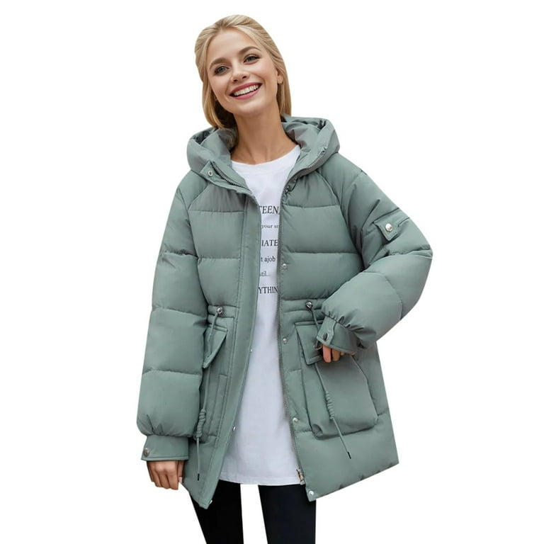 Waist length puffer jacket online