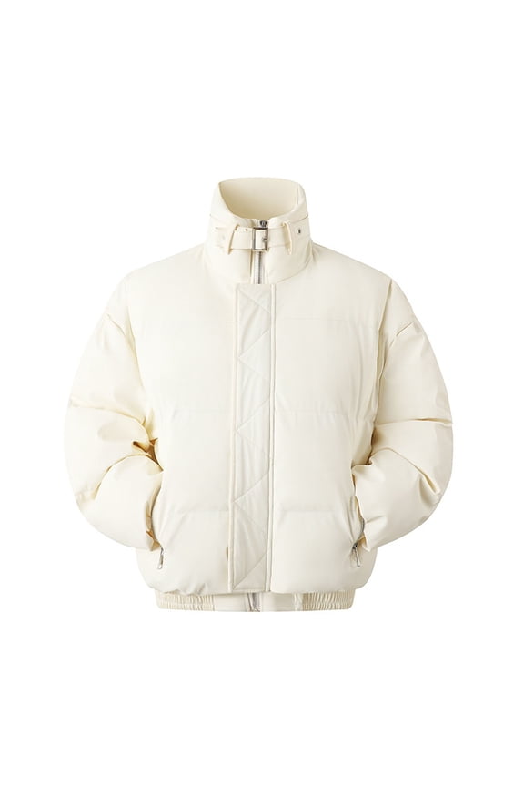 Puffer Jacket Men Heavyweight Warm Winter Coats Windproof Thermal Insulated Jackets Thick Down Outwear with Pockets