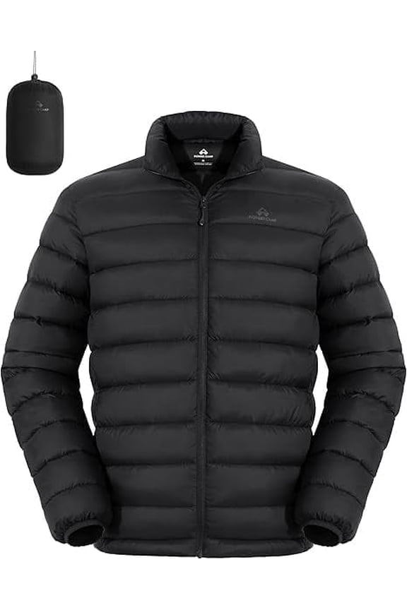 Lightweight Packable Water Repellent, Quilted Puffer Jacket, Men's