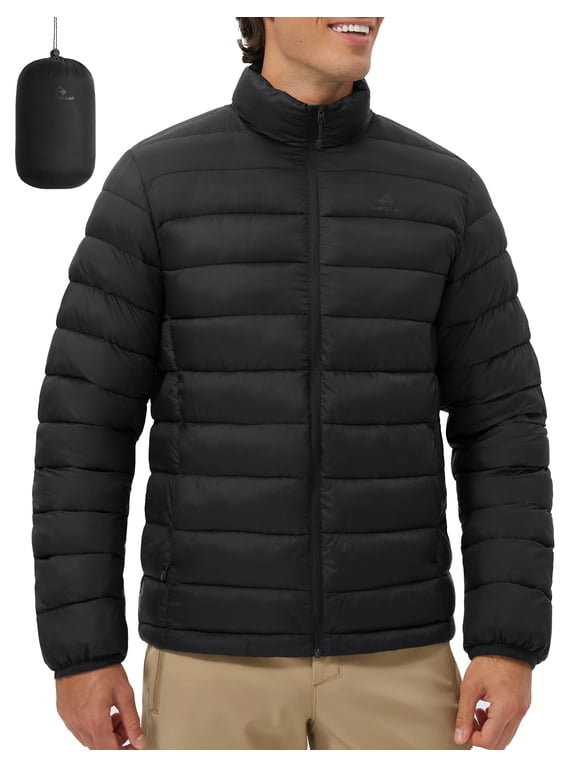 Lightweight Packable Water Repellent Quilted Puffer Jacket, Men's