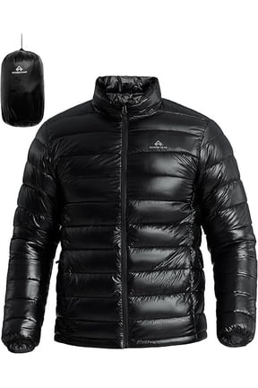 Lightweight Packable Water Repellent Puffer Jacket, Men's