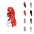 thumbnail image 1 of Puffer Jacket Womens 2026 Fashion Long Sleeve Mid Length Slim Fit Thick Warm Full Zip Up Winter Coats with Pockets, 1 of 8