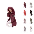 thumbnail image 1 of Puffer Jacket Womens 2026 Fashion Long Sleeve Mid Length Slim Fit Thick Warm Full Zip Up Winter Coats with Pockets, 1 of 8