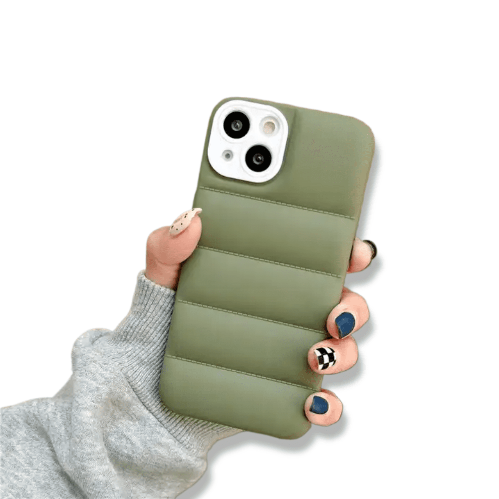 Puffer Jacket iPhone Case for iPhone 14 and iPhone 13 Pro, Pro Max
