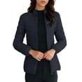 thumbnail image 1 of Puffer Jackets for Women Long Sleeve Casual Solid Winter Coat Hooded Jacket with Pockets, 1 of 5