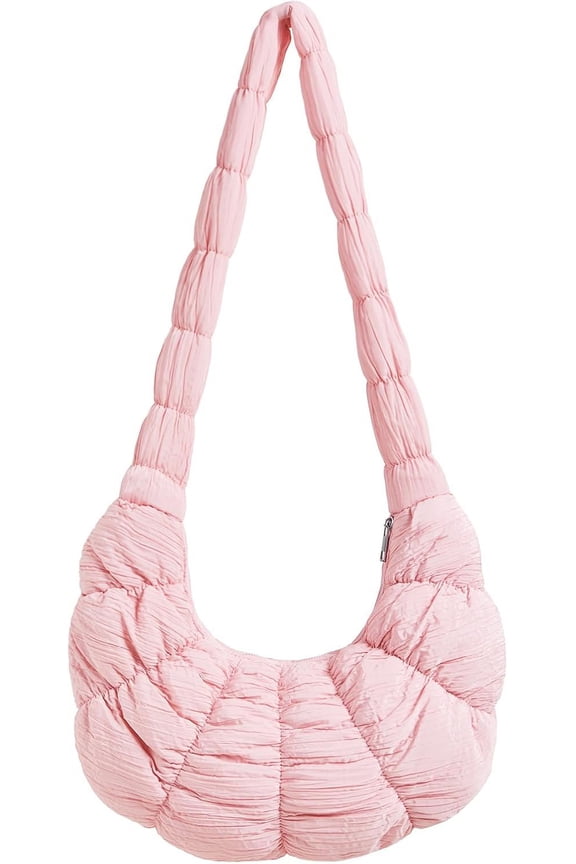 Puffer Quilted Crossbody Bags Purse Cloud Puffy Crescent Tote Bag Designer Dumpling Padded Shoulder Satchel for Women