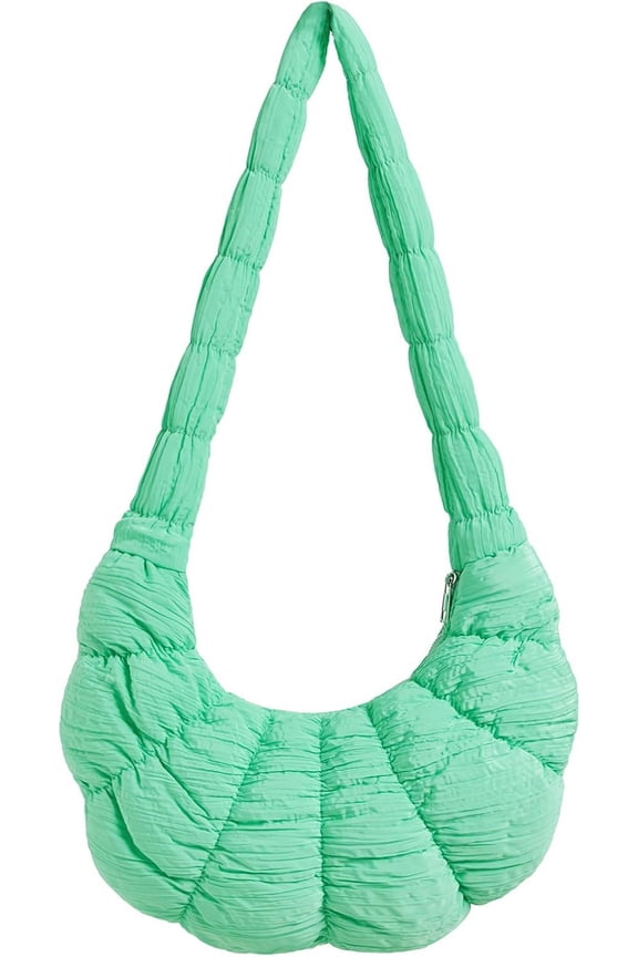 Puffer Quilted Crossbody Bags Purse Cloud Puffy Crescent Tote Bag Designer Dumpling Padded Shoulder Satchel for Women