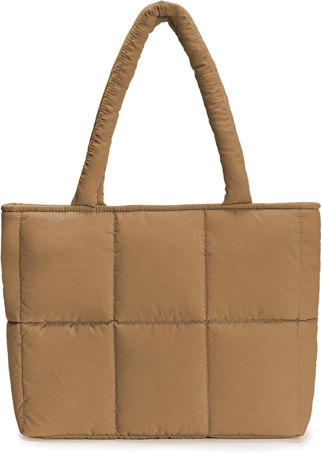 Lightweight Puffer Quilted Laptop and Gym Tote Bag main image 1