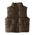 thumbnail image 1 of Puffer Vest Girls Lightweight Sleeveless Outerwear Jackets & Vests Teen Winter Clothes Girls Fashion 11-12Years, 1 of 9