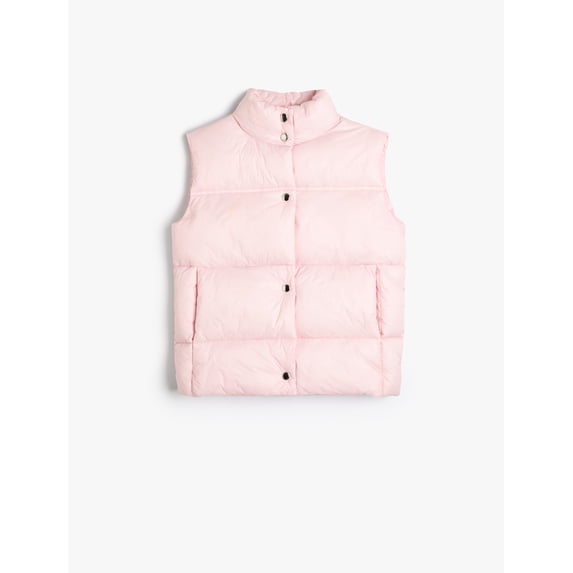 Puffer Vest Zipper Closure