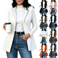 thumbnail image 1 of Puffer Vest for Women Casual Sleeveless Slapel Collar Cardigan Jacket with Pockets Lightweight Quilted Vest Jacket,Sizes S-3XL, 1 of 7