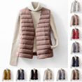 thumbnail image 1 of Puffer Vest for Women Cropped Lightweight Sleeveless Buttons Quilted Padded Coat Winter Warm Insulated Jacket with Pockets, 1 of 8