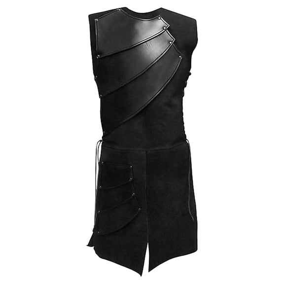 Puffer vest Male Sleeveless Side Strap Round Neck Splicing Stage Outfit