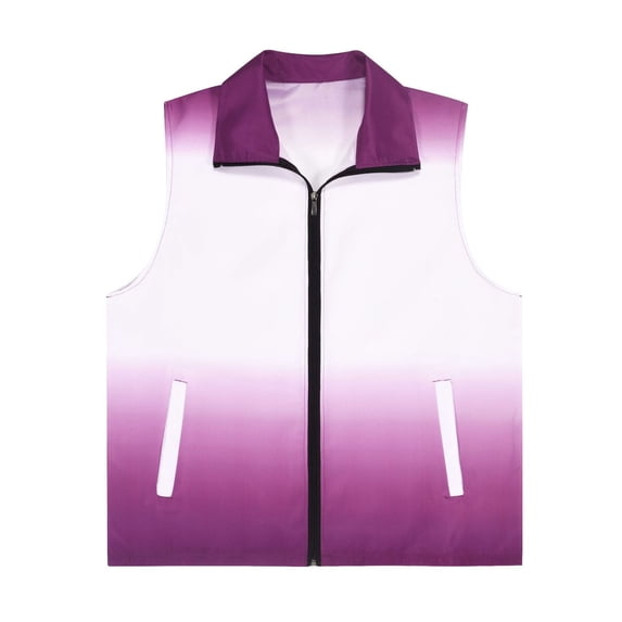 Puffer vest Mans Jacket Vest And Vest For Men And Women With Solid Color Gradient Loose Refreshing And Breathable