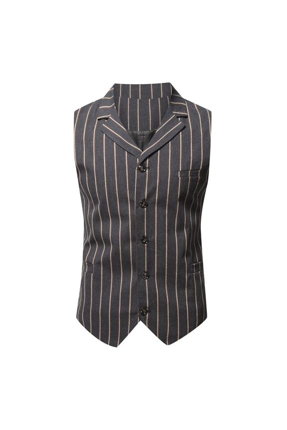 Puffer vest Mens Autumn And Winter Slim Retro Daily Plaid Buckle Pocket Great Quality Suit Coat Vest