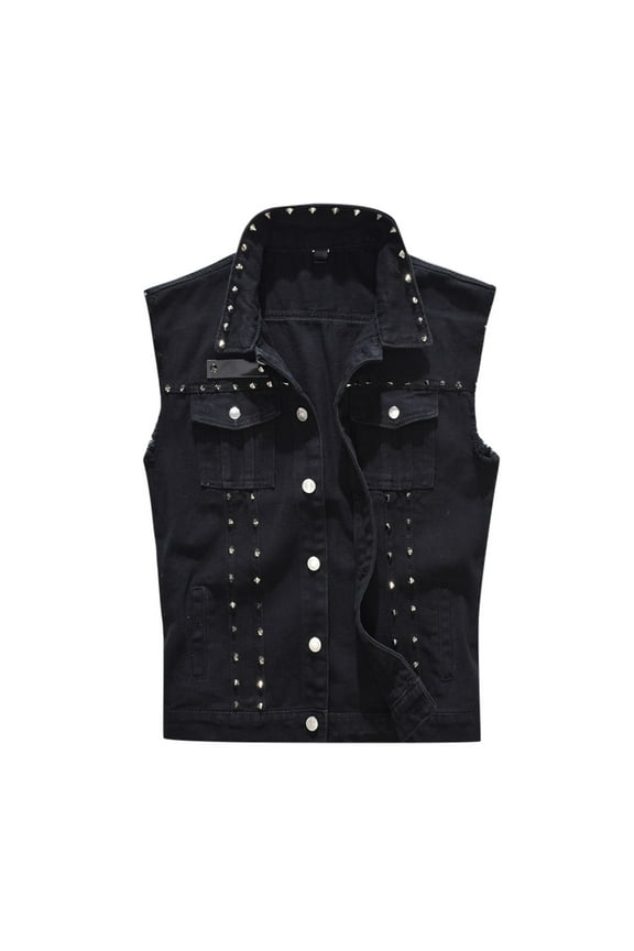Puffer vest Mens Fashion Stripes Retro Casual Suit Vest