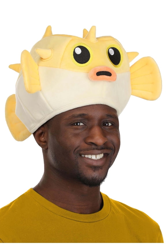 Pufferfish Animal Plush Costume Hat