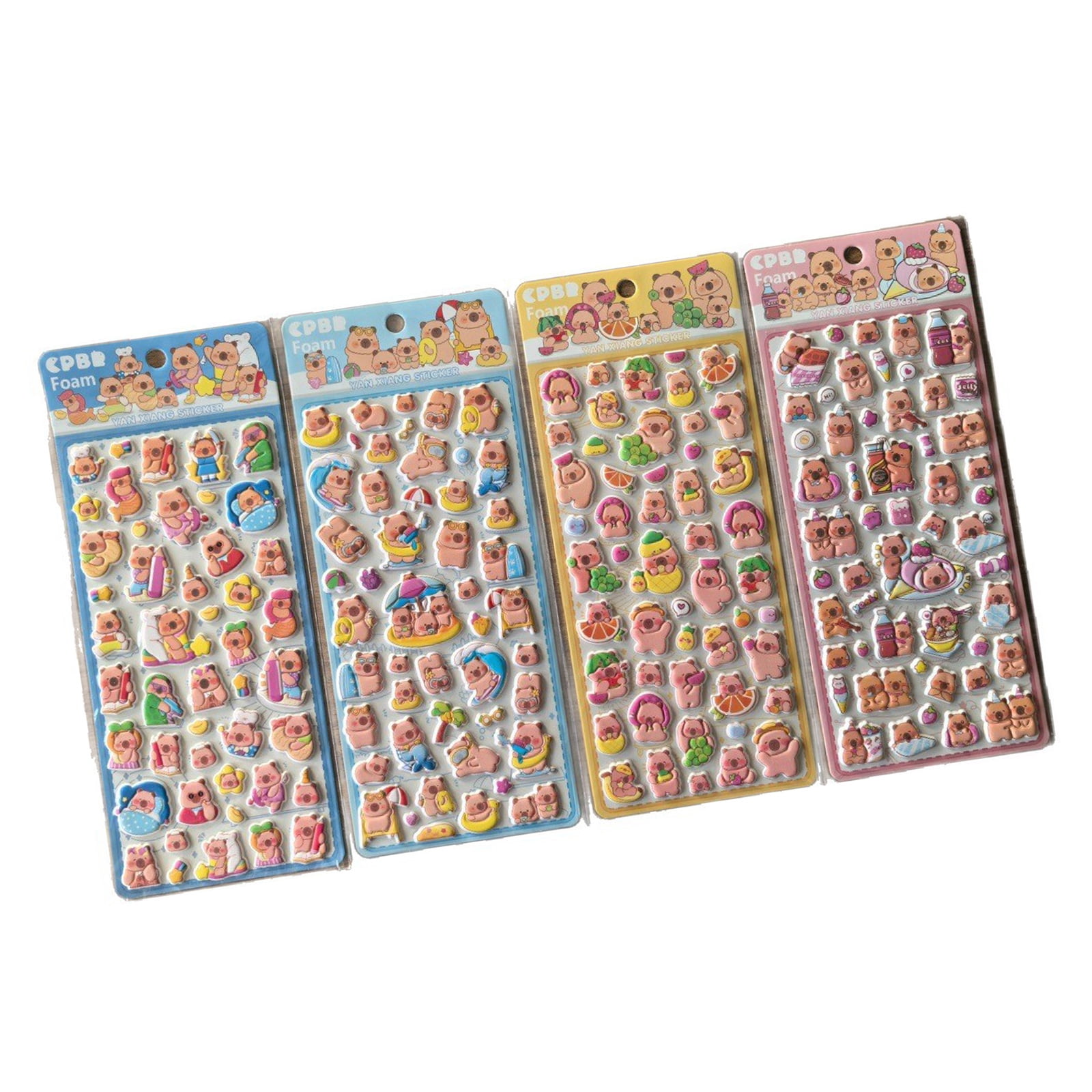 Puffier Sticker Sheets Adorable Small Stickers for Kids and Adults Tiny ...
