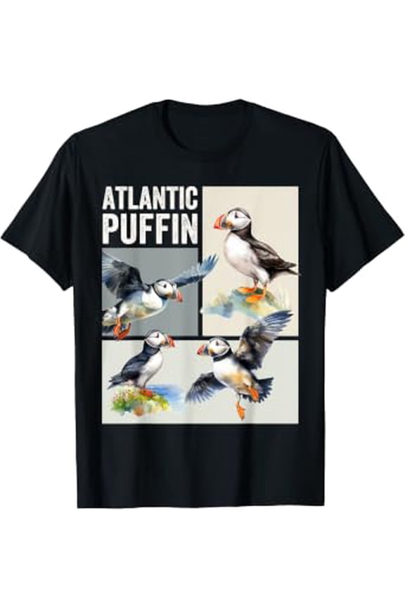 Puffin Bird, Atlantic Puffin , Atlantic Puffin T-Shirt
