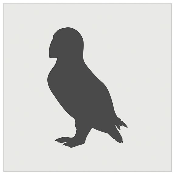 Puffin Bird Solid DIY Cookie Wall Craft Stencil - 7.0 Inch