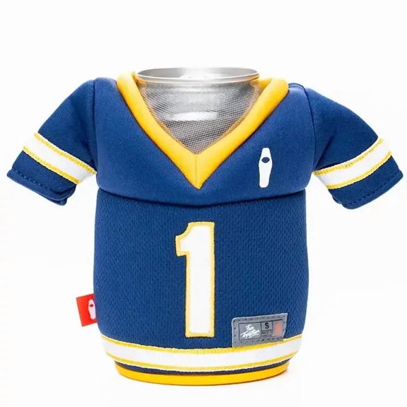 Puffin Drinkwear Gridiron Jersey Navy Blue Canary Yellow