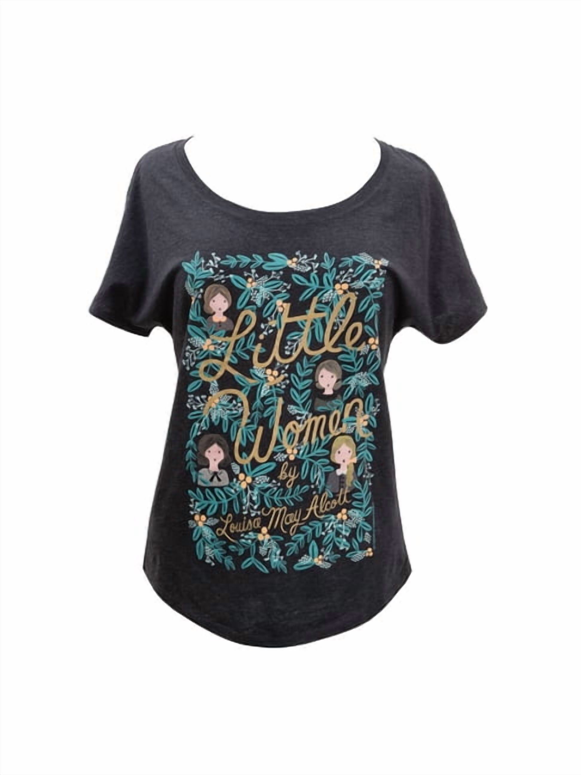 OUT OF PRINT Puffin in Bloom: Little Women Women's Relaxed Fit T-Shirt Small, (Other)