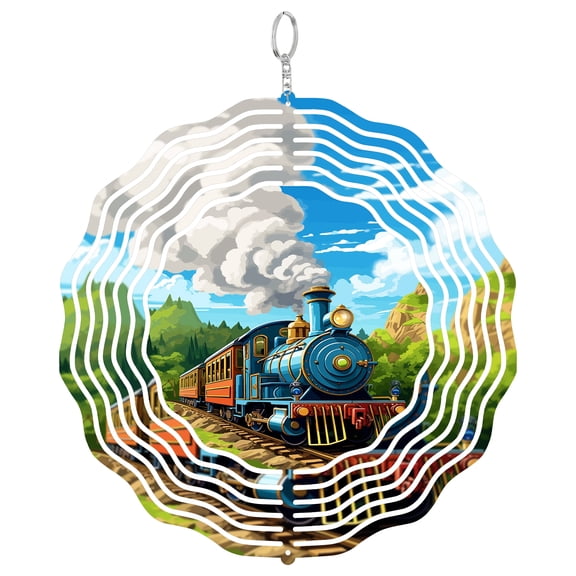 Puffing Billy Railway 3D Wind Spinner Kinetic Garden Hanging Gift