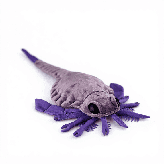 Puffpurrs Lifelike Carcinosoma Plush Toy, Realistic Extinct Marine Predator Teddy Stuffed Animal, Paleozoic Eurypterid Six Walking Legs Unique Toy Gift, 50 Cm/19 In