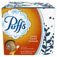 thumbnail image 1 of Puffs Basic Facial Tissues, 1 Cube, 64 Tissues per Box, 1 of 11