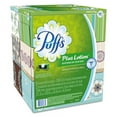 thumbnail image 1 of Puffs Plus Lotion Facial Tissue, 2-Ply, White, 124 Sheets/Box, 6 Boxes/Pack, 4 Packs/Carton, 1 of 3