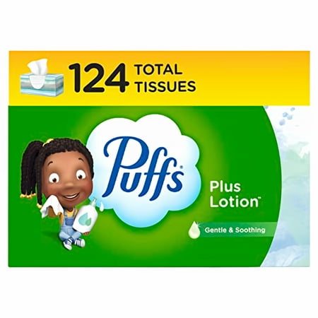 Puffs Plus Lotion Facial Tissues (Pack of 3)