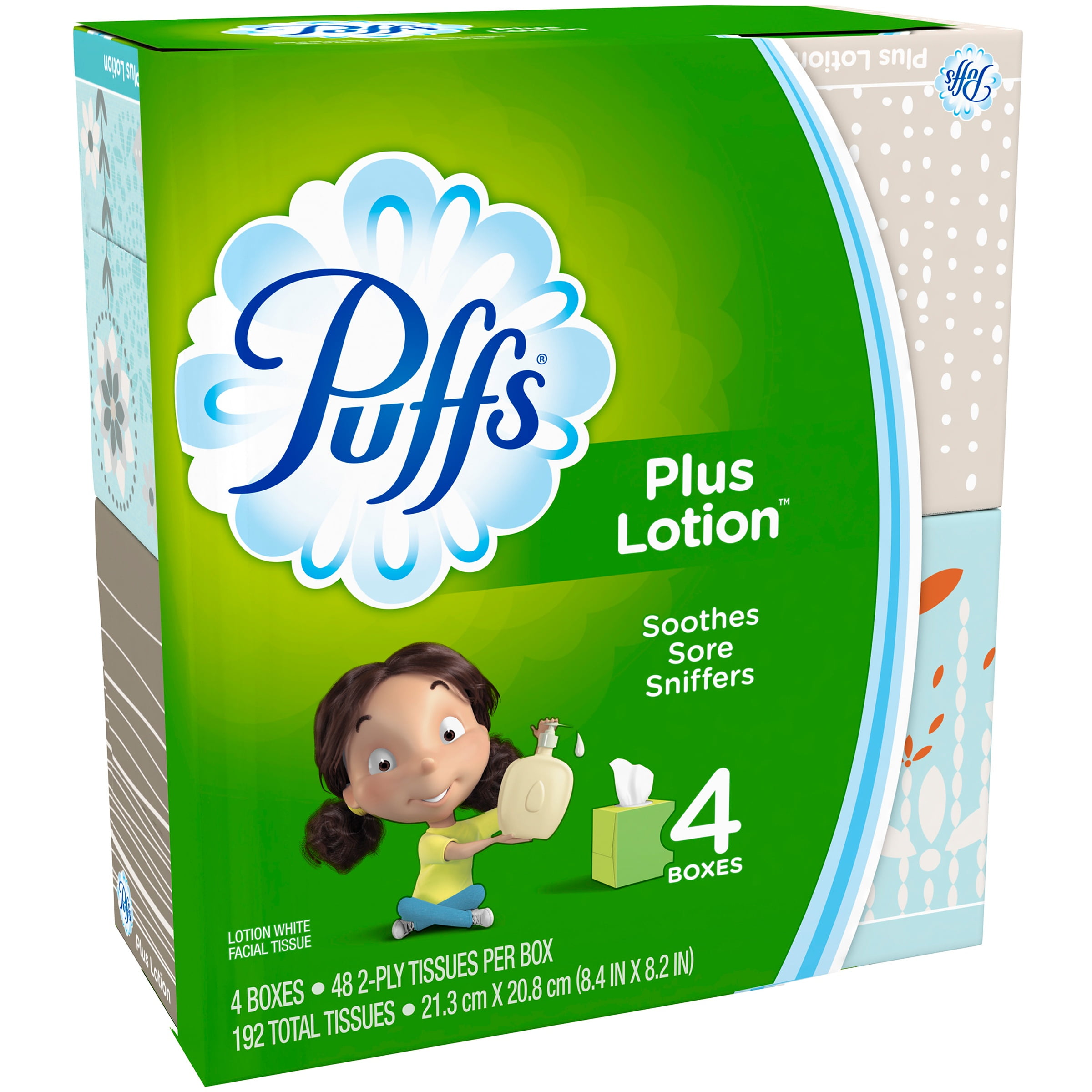 Puffs Plus Lotion Cube Facial Tissues, 48ct - Harris Teeter