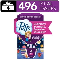 496-Count Puffs Ultra Soft Facial Tissues + $2 Walmart Cash only