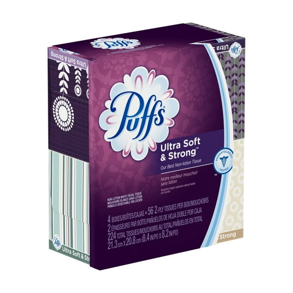 Puffs Ultra Soft Facial Tissue (Pack of 2)