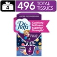 thumbnail image 1 of Puffs Ultra Soft Facial Tissues, Back-to-School Exclusive, 4 Rectangle Boxes, 124 Facial Tissues Per Box, 1 of 12