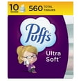 thumbnail image 1 of Puffs Ultra Soft Non-Lotion Tissues, 10 Cubes, 56 Tissues Per Box, 1 of 10