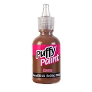 Puffy 1 fl oz 3D Fabric Paint in Brown, Multi-Surface Use for Arts & Crafts