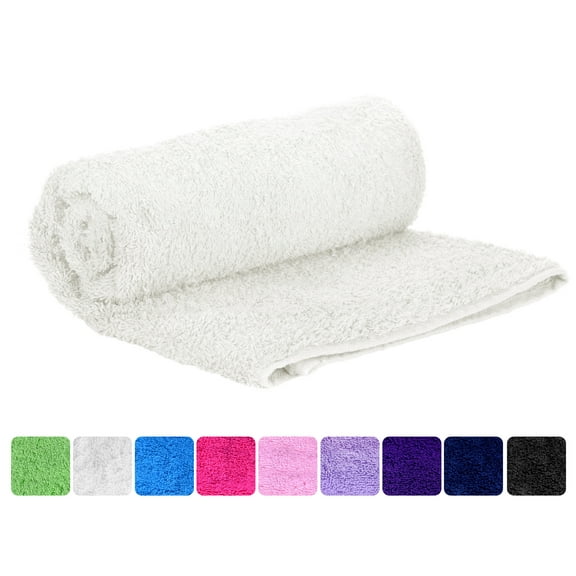 Puffy Cotton Premium 100% Natural Soft Cotton Hand Towel - Set of 6 - White