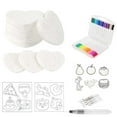 thumbnail image 1 of Puffy Foam Art Kit for Kids – Magic Water-Activated 3D Painting Paper with Markers, Stickers, Bead Chains – Fun DIY Craft Set for Gifts, School Projects and Holiday Arts, 1 of 4