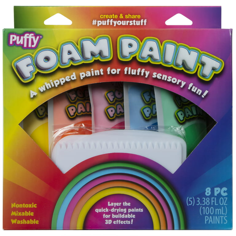 Puffy Foam Paint 5 Color Kit