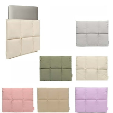 Puffy Laptop Sleeve 13-14 Inch | Quilted Puffer Carrying Case | Water-Resistant Fleece Lined | Magnetic Closure | Fits MacBook Air/Pro M1 M2 M3 M4 | 13.5x9.5x0.7 in Interior | 1 Pack