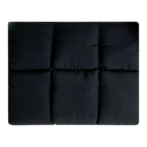 Puffy Laptop Sleeve Case for Women Men, Nylon Quilted Computer Bag for 15-15.6 Inch Tablet (Black)