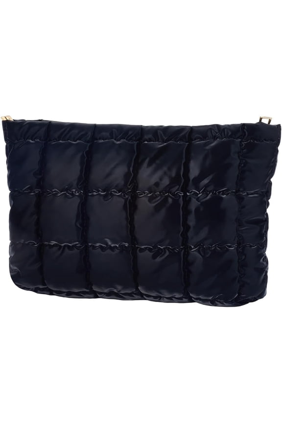 Puffy Makeup Bag Cosmetic Bag Leather Make Up Bag Toiletry Bag Pouch Purse Lightweight Portable Washable Large Capacity Storage Organizer with Zipper for DIY