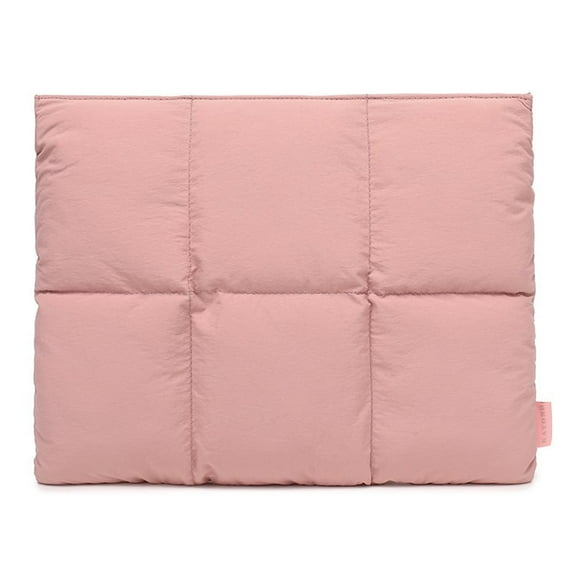 Puffy Quilted Laptop Sleeve with Magnetic Closure, Soft Fleece Lining and Waterproof Exterior for Computer and Tablet Protection, Fashionable Carry Case for Youngsters and Professionals