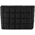 thumbnail image 1 of Puffy Quilted Makeup Bag for Women, Cosmetic Bag, Travel Toiletry Organizer Pouch Clutch, 1 of 6