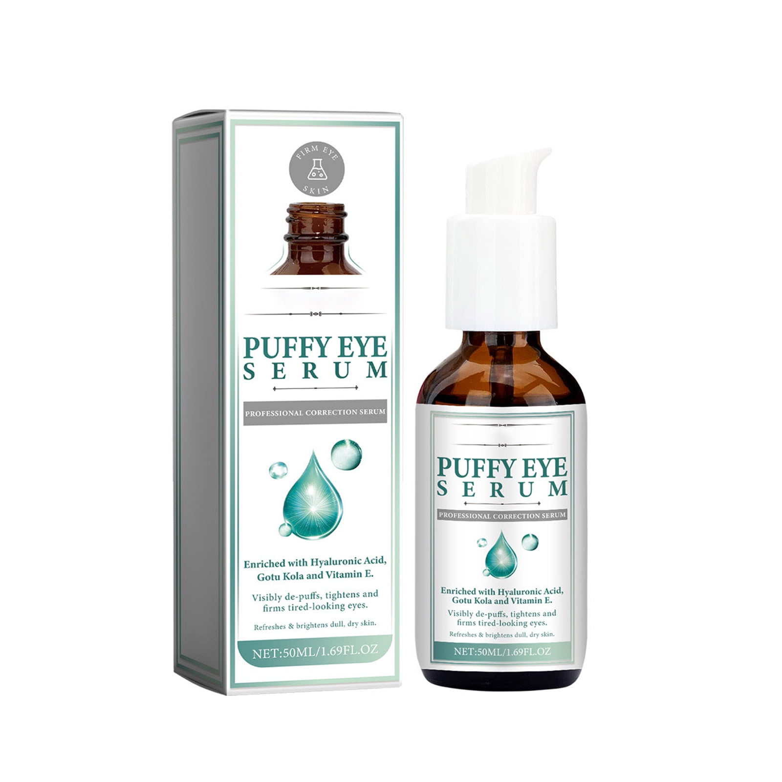 Puffy Under Eye Face Aging Firming W/Vitamin E Collagen Gotu Green Tea